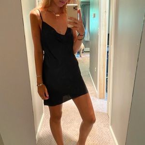Silk black dress